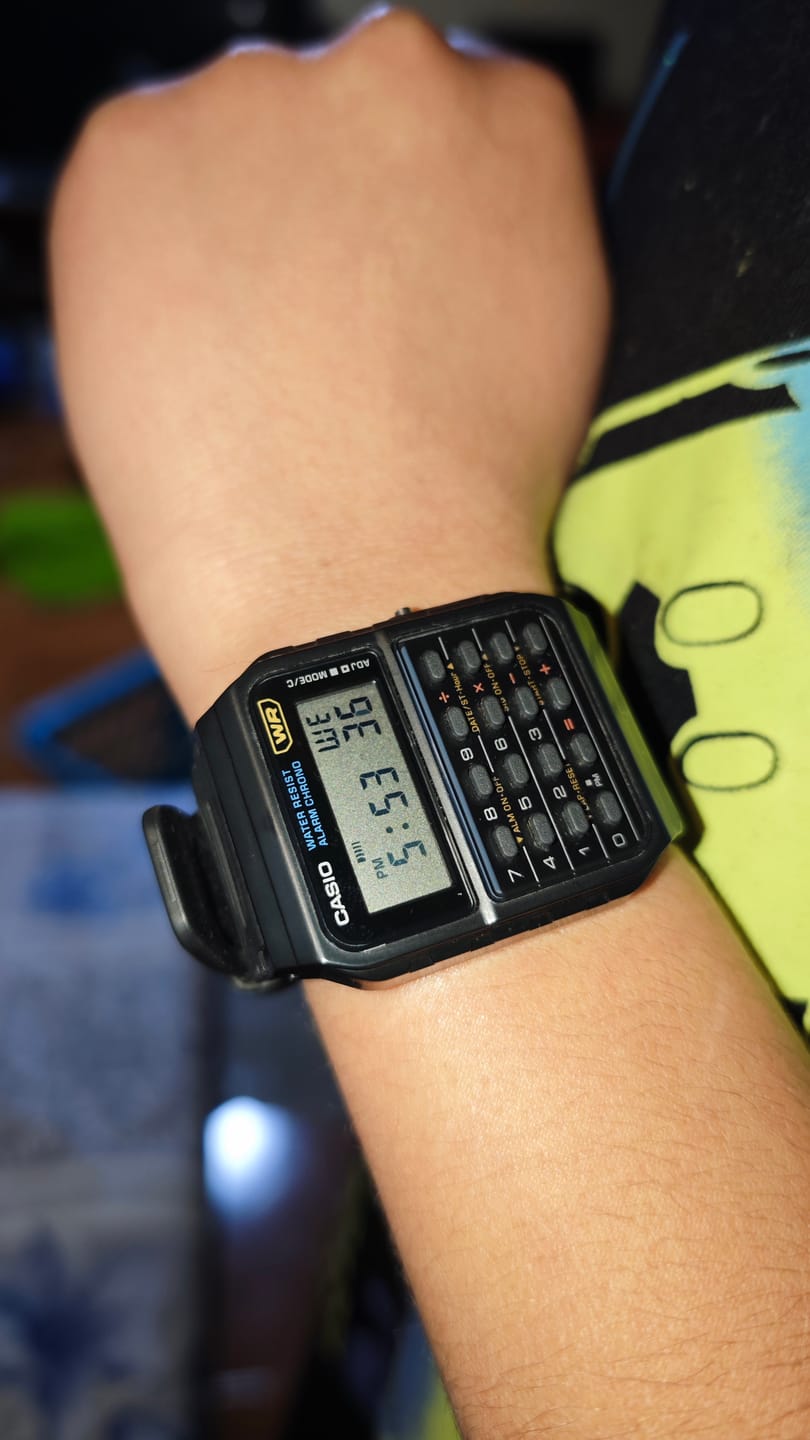 Customer photo review of Reloj Calculadora Casio Vintage CA-53W-1Z Negro