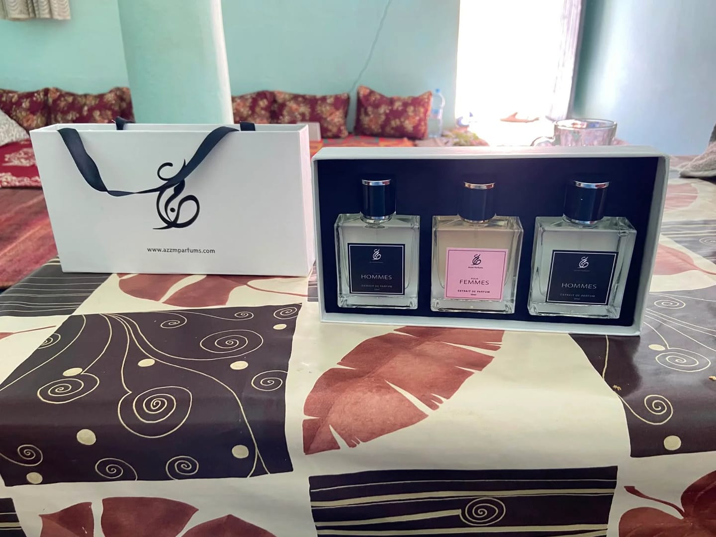 Customer photo review of Pack AZZM – 3 PARFUMS AU CHOIX
