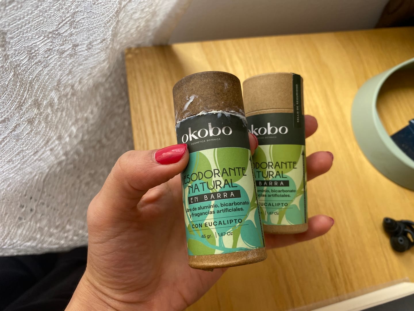 Customer photo review of Desodorante Natural