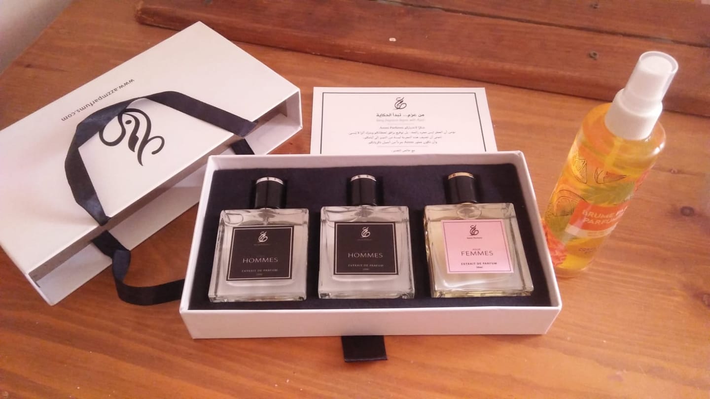 Customer photo review of Pack AZZM – 3 PARFUMS AU CHOIX