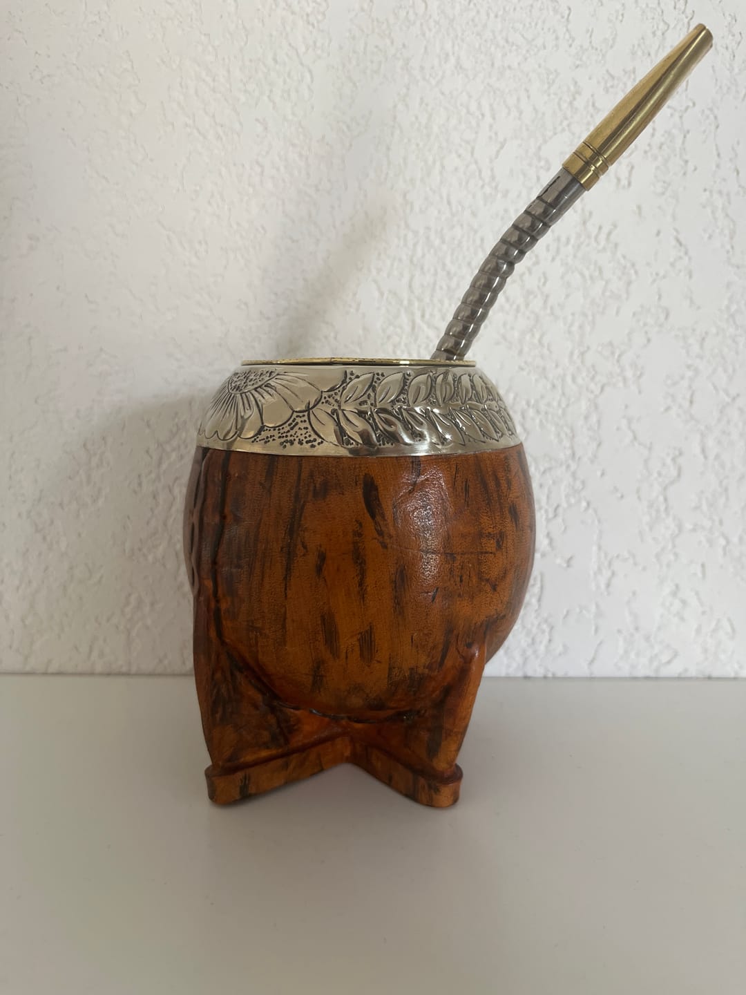 Customer photo review of Maté Torpedo Impérial Tigre — Couronne Bronze, Pièce Unique N°1