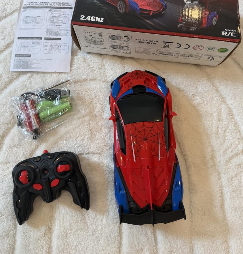 Customer photo review of WebRacer™ – RC Transforming Car & Robot