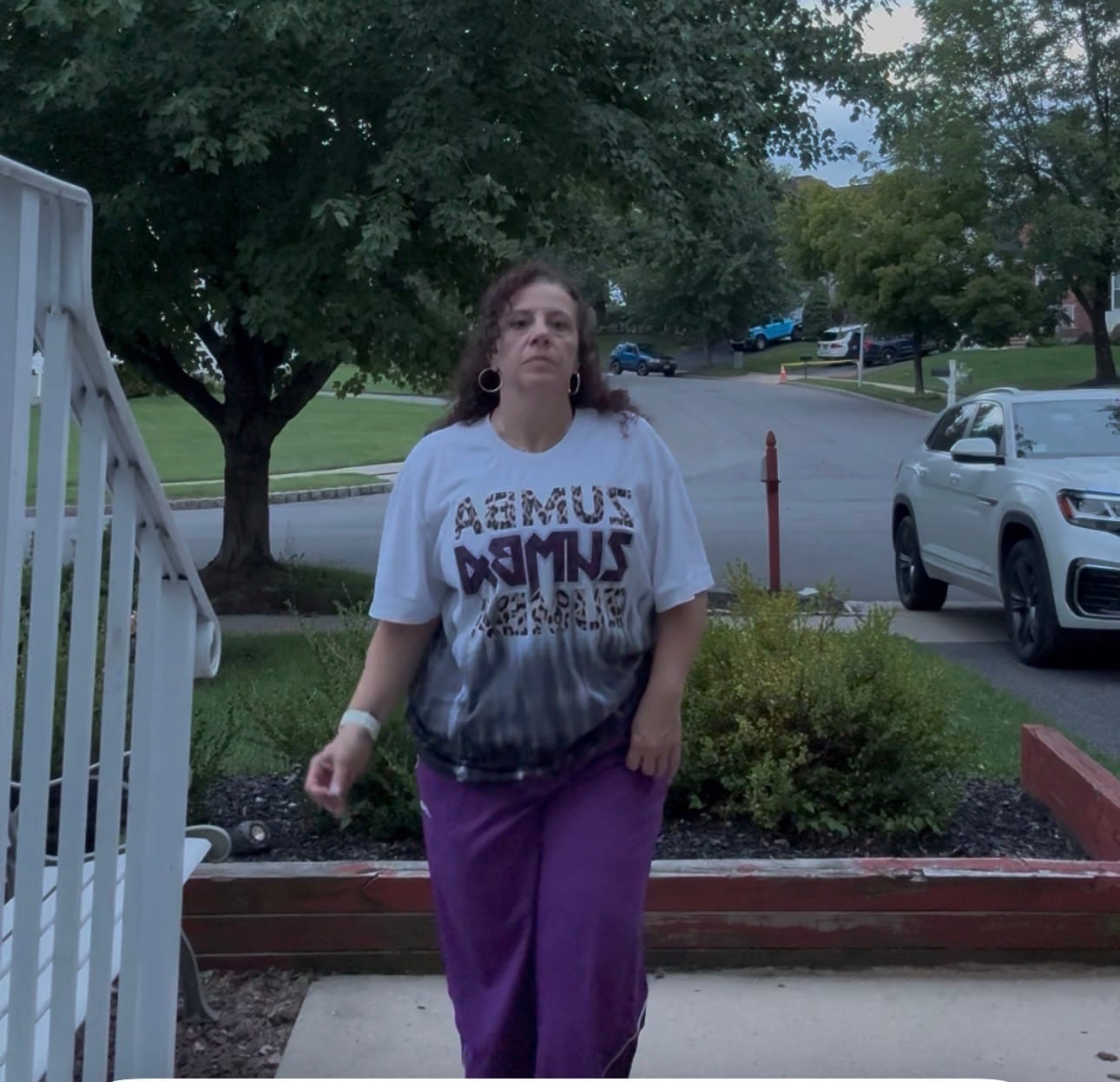 Customer photo review of Rock 'n' Roll Curvy Track Pants
