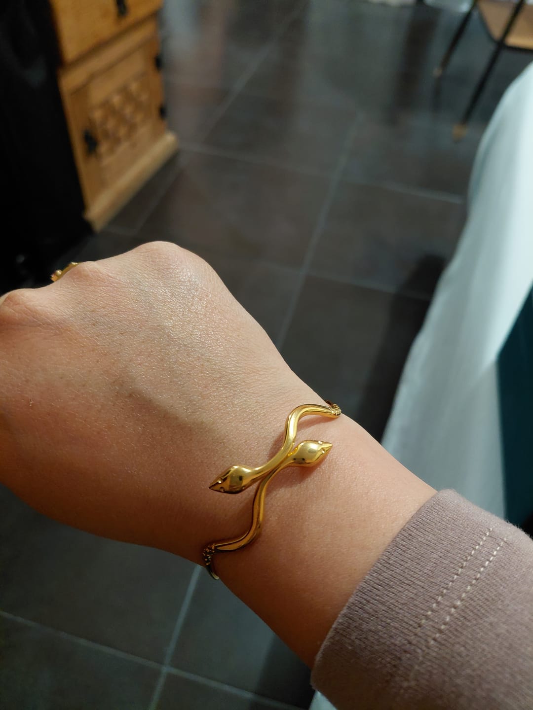 Customer photo review of Pulsera Aspid