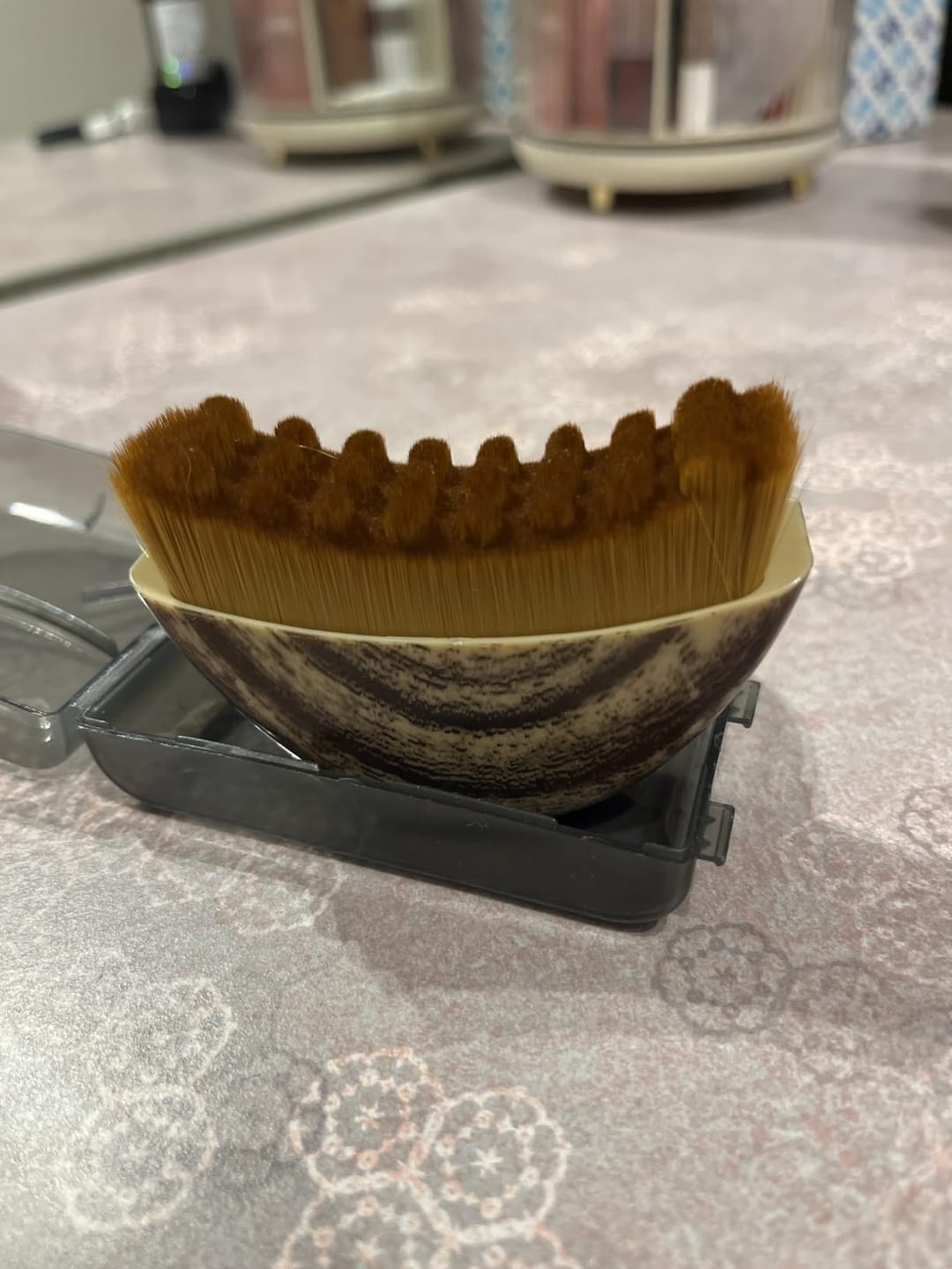 Customer photo review of Lymphatic Facial Massage Brush + Free E-Book