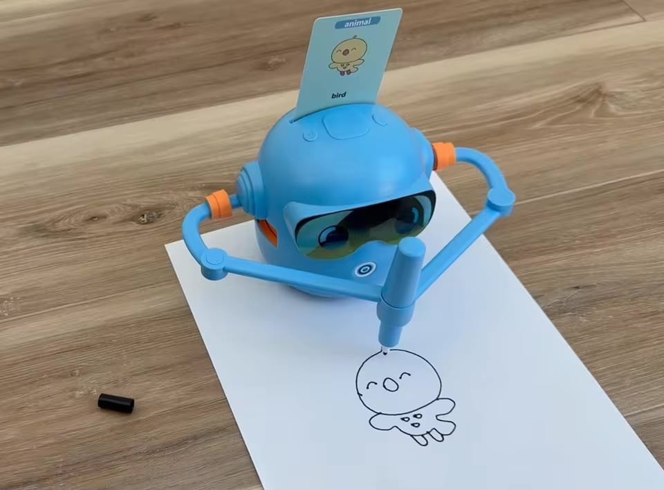Customer photo review of SketchBot™ – Smart Drawing & Learning Robot