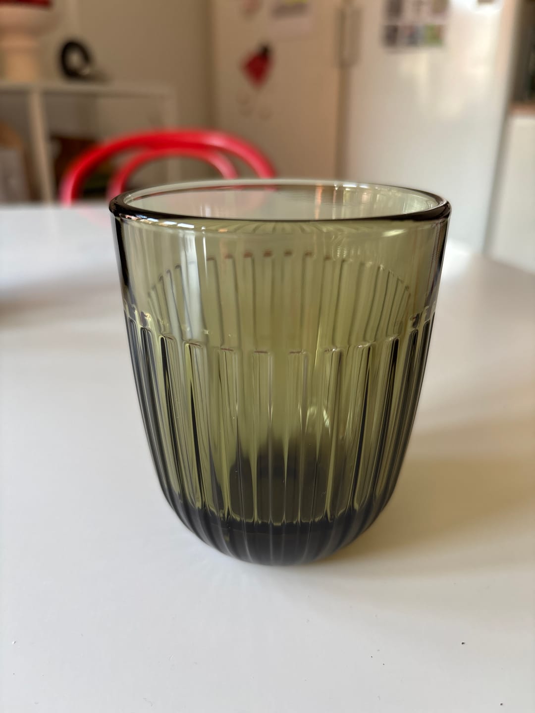 Customer photo review of La Rochére Ouessant Vattenglas Olivgrön 29 cl 6-pack