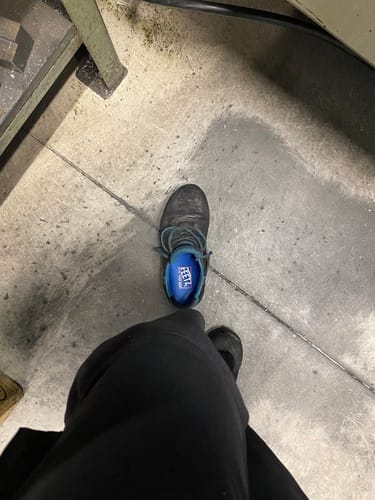 Customer photo review of Feetz® Blue One | Ultiem Hielcomfort