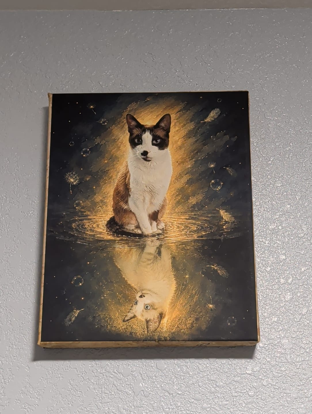 Customer photo review of Custom Pet Portrait Canvas - From First to Forever