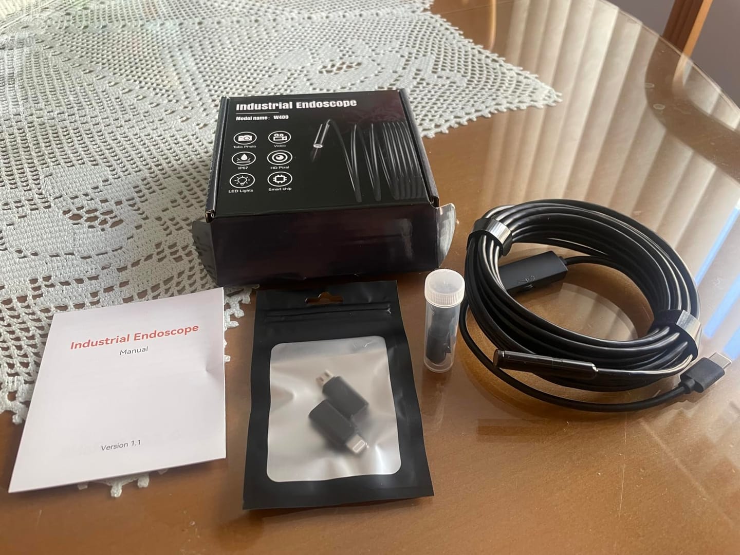 Customer photo review of Endoscope Inspection Camera