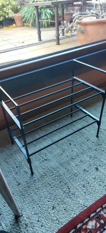 Customer photo review of Two-to-Four-Tier Shoe Rack with Elevated Storage Shelves