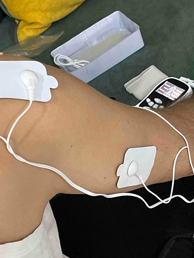 Customer photo review of Şarjlı TENS/EMS Masaj Fizik    Tedavi Cihazı