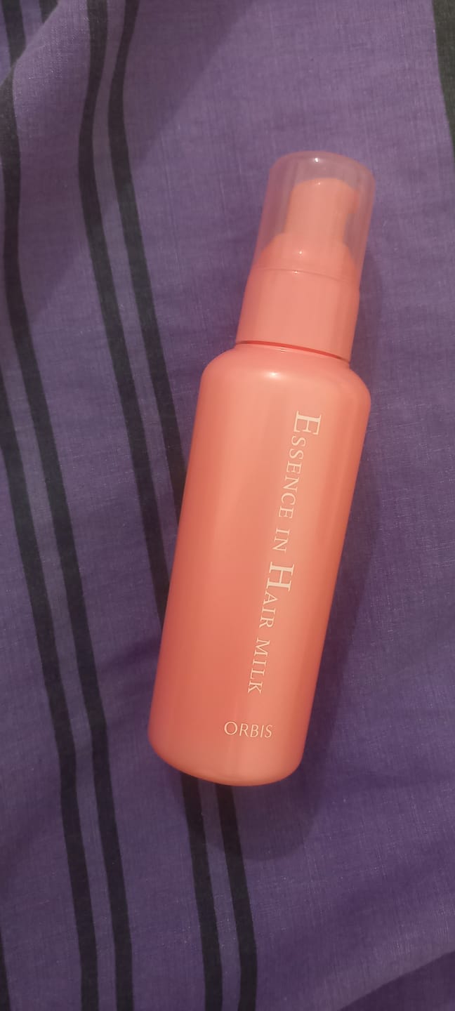Customer photo review of Orbis Essence In Hair Milk 140g – Leave-In Repairing Treatment
