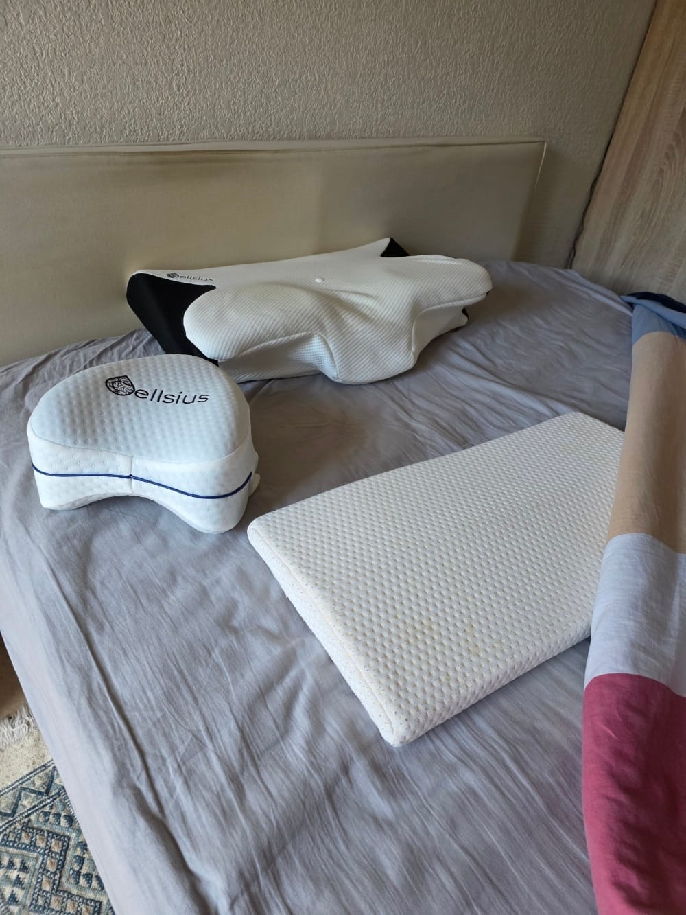 Customer photo review of Oreiller Papillon Cervical Cellsius - Le secret du dormeur latéral et dorsal