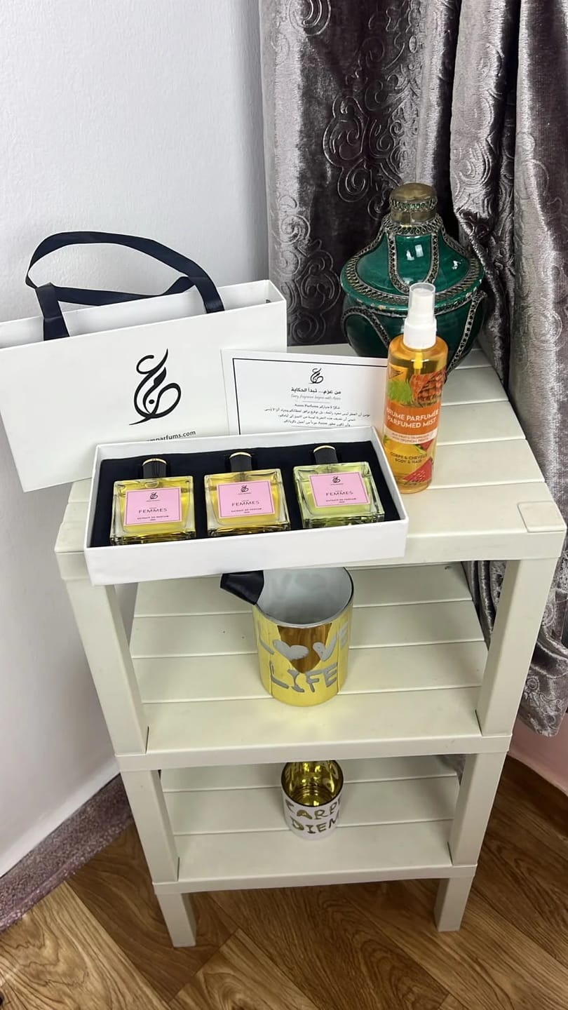 Customer photo review of Pack AZZM – 3 PARFUMS AU CHOIX