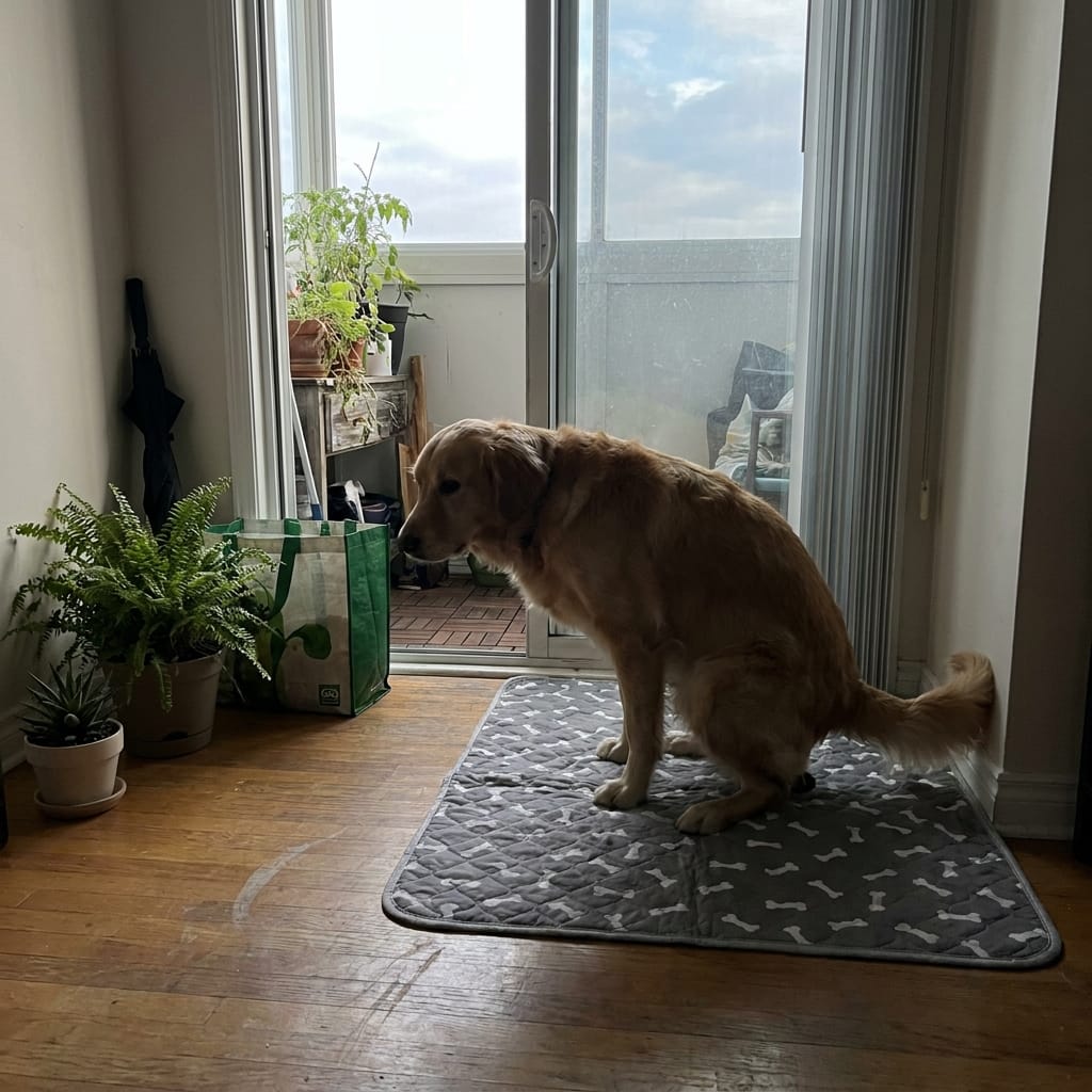 Customer photo review of Tapete Guia para perros