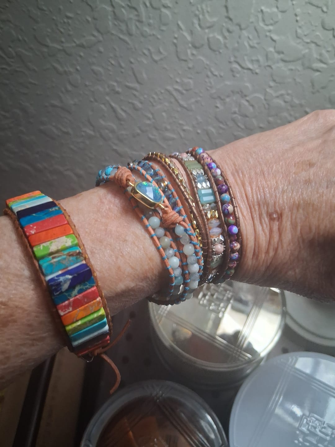 Customer photo review of Imperial Heart Protection Wrap Bracelet