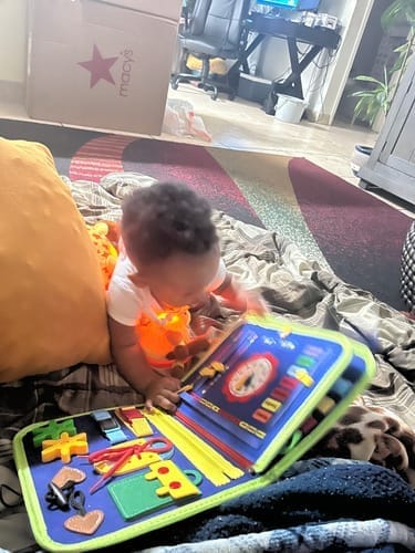 Customer photo review of MiniBloom™ Montessori Aktivitetsbok