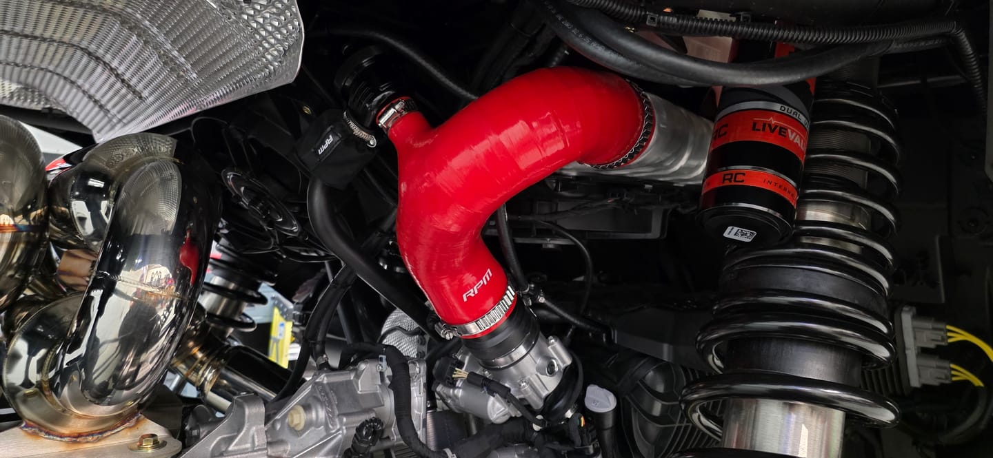 Customer photo review of RPM Can-Am Maverick R Blow Off Valve (BOV) Kit 2024+