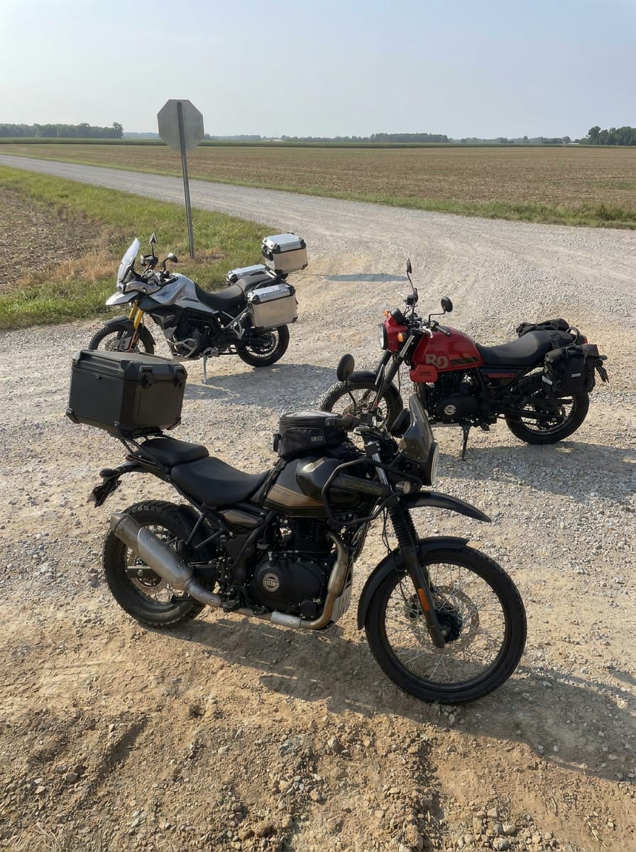 Customer photo review of 38L - Apex XL Royal Enfield Himalayan 450 Aluminum Top Case Black