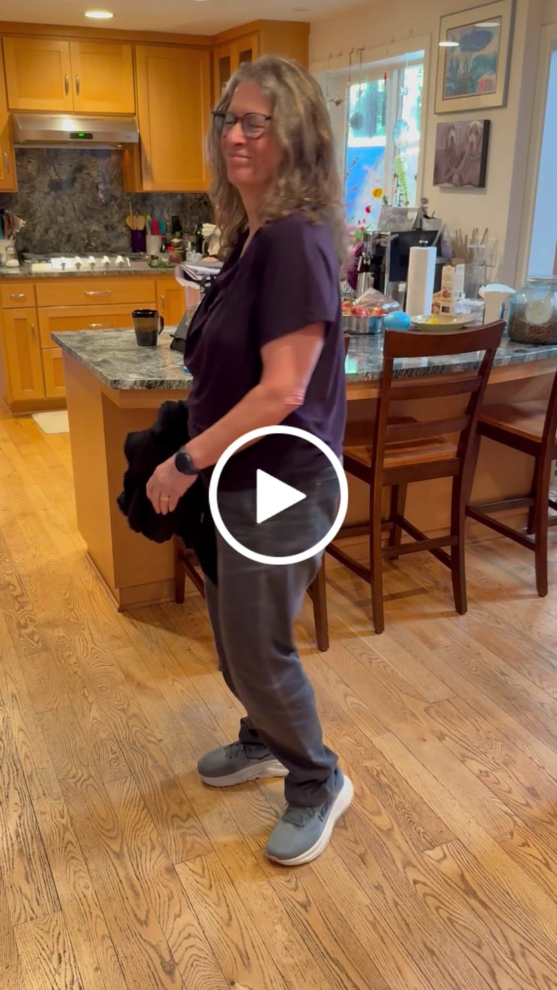 Customer video review of Fluid Slinky Cowl Top, Plum