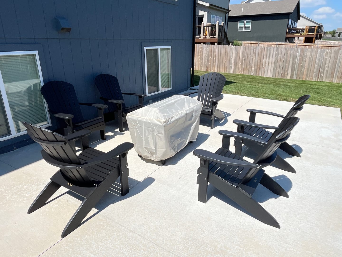 Customer photo review of Set of 6 Adirondack Chairs Original King Size