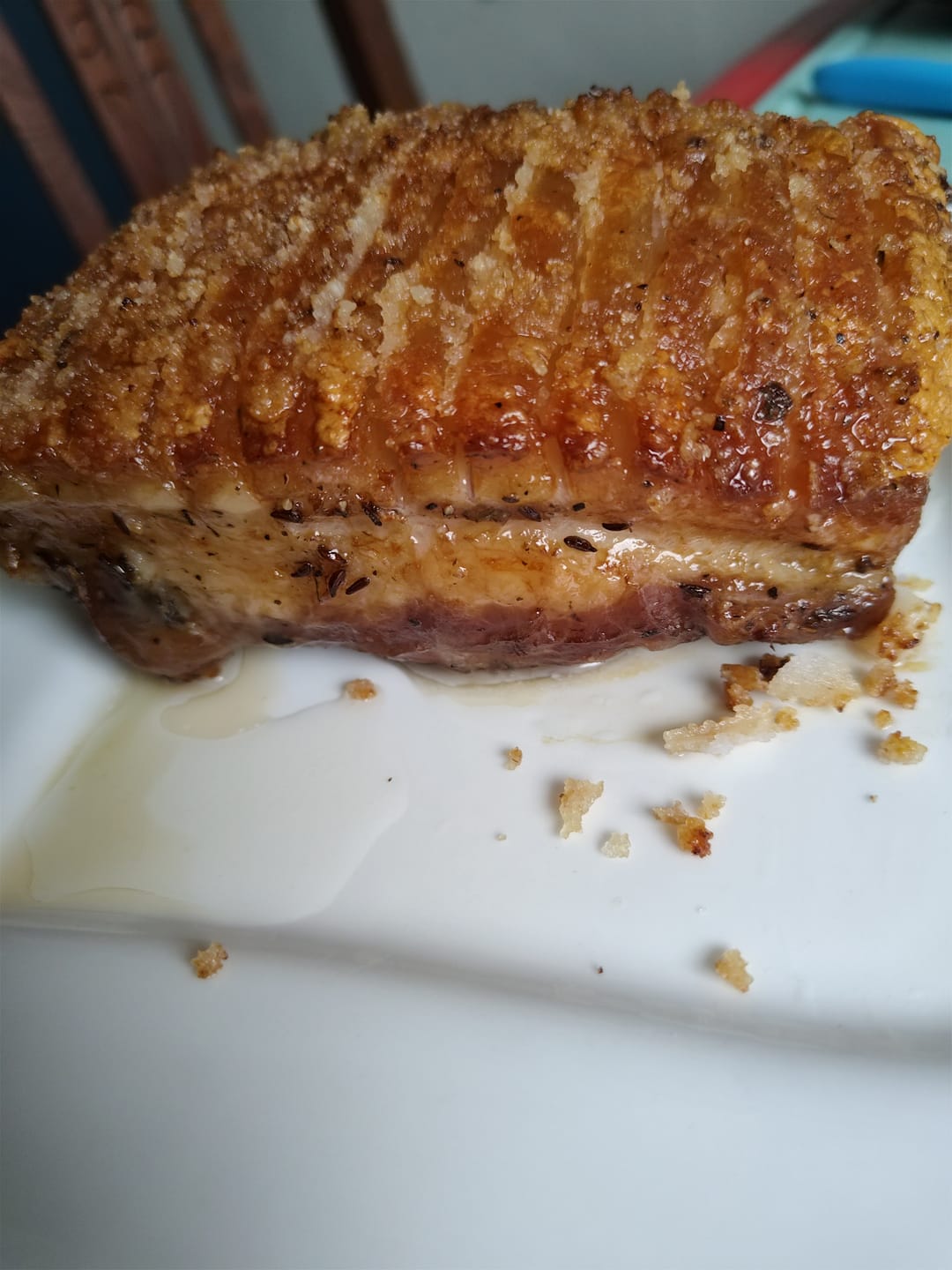 Customer photo review of Schweinsbraten klein "Pork Royal mini"