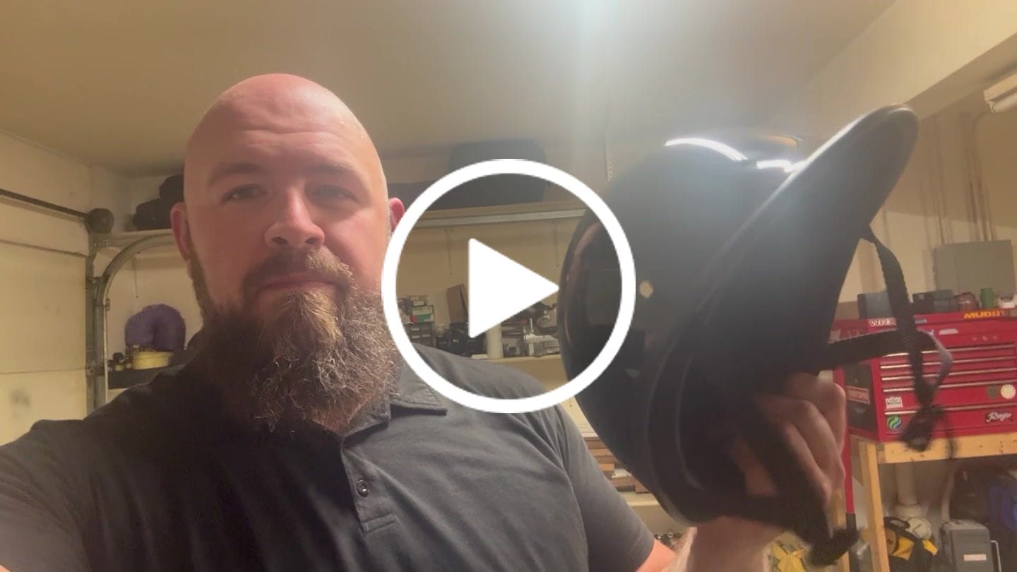 Customer video review of Low Profile Reversible DOT Polo Helmet / Gloss Black
