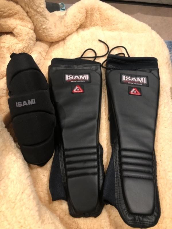 Customer photo review of Wrestling Knee Pads