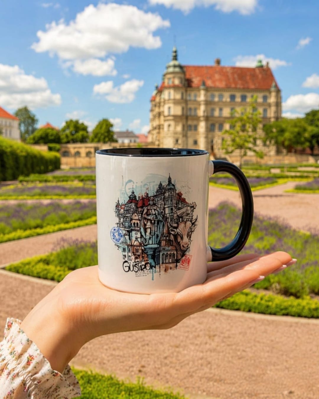 Customer photo review of TassenExpress - Becher Keramik Tasse mit Logo bedruckt 325ml Firmenlogo