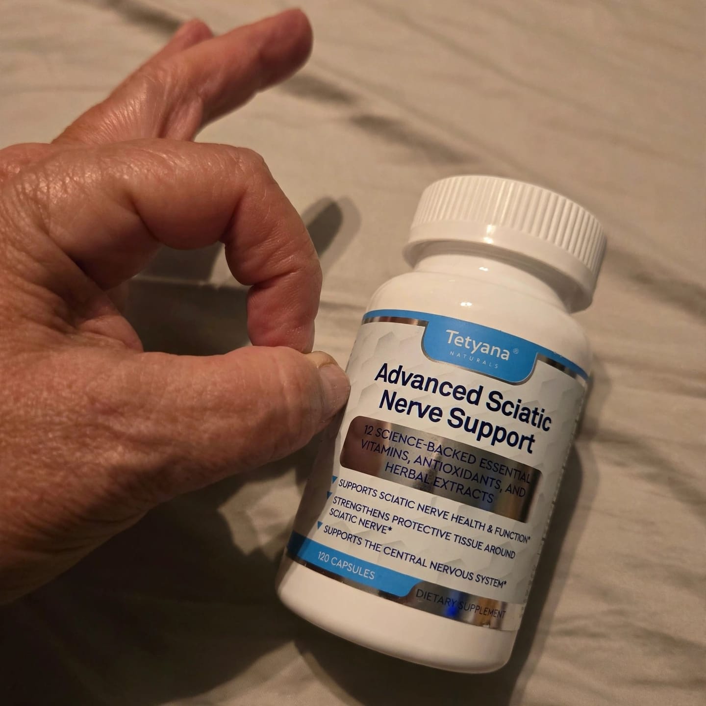 Customer photo review of Advanced Sciatic Nerve Support