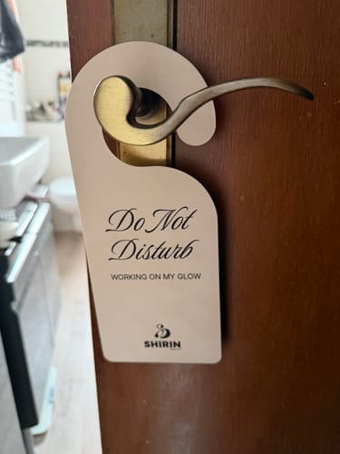 Customer photo review of Premium Samt Türhänger