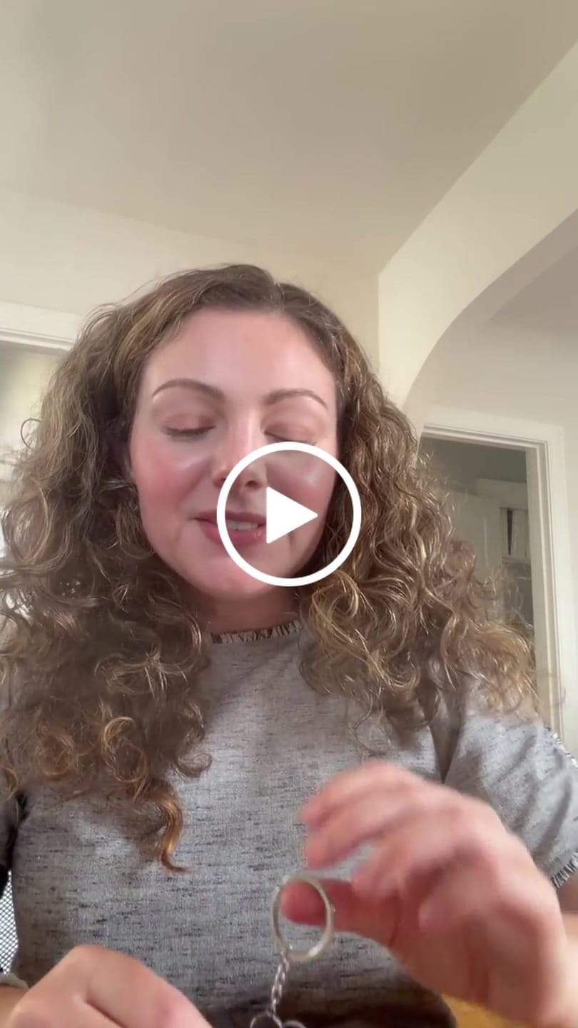 Customer video review of Custom Photo Engraved Keychain