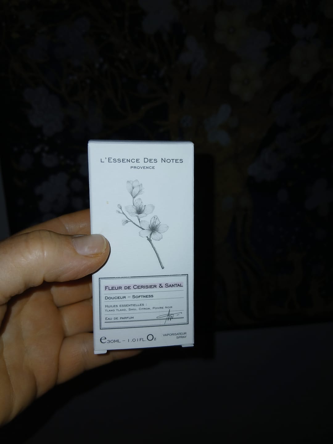 Customer photo review of Fleur de Cerisier & Santal