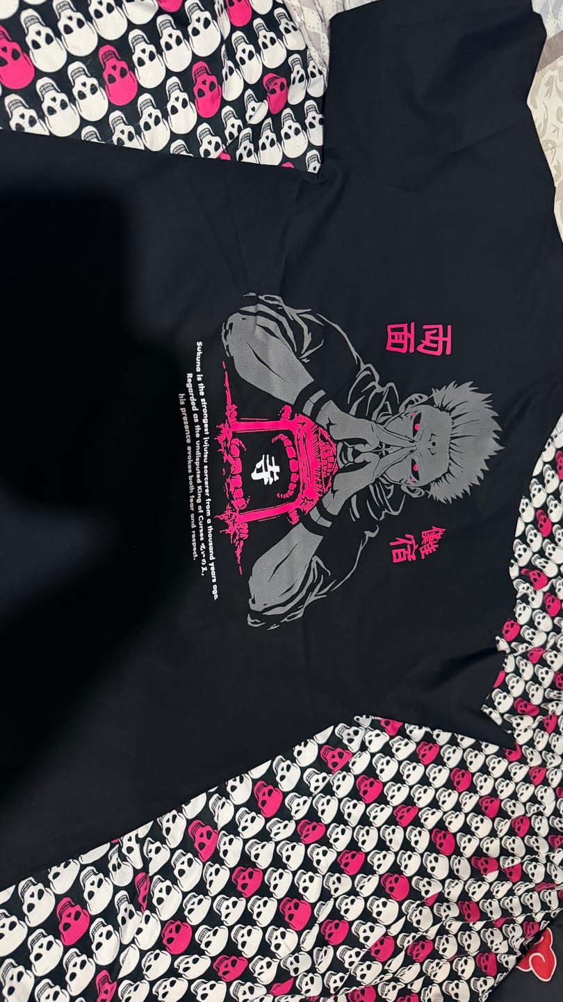 Customer photo review of Camisa Sukuna - Jujutsu Kaisen