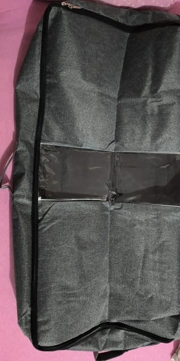 Customer photo review of Foldable Under-Bed Storage Bag for Clothing, Quilts, and Blankets