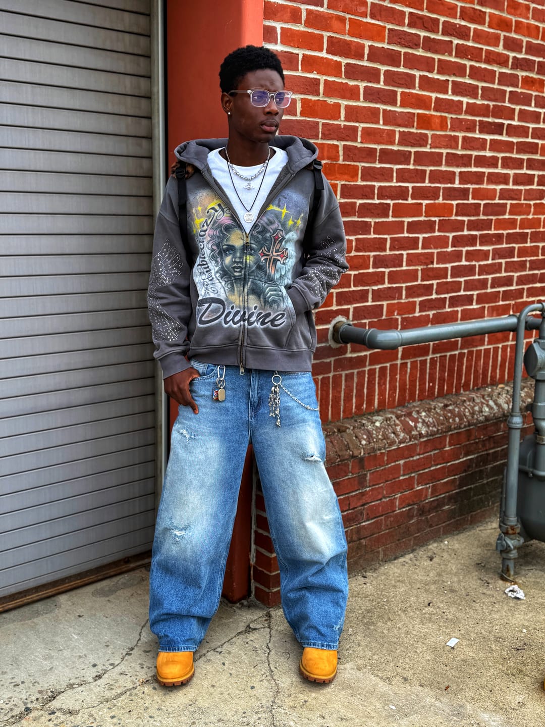 Customer photo review of Royal Angel Zip Hoodie-415