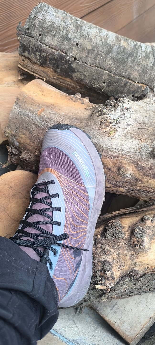 Customer photo review of Zapatilla Nnormal Tomir Waterproof Purple Con Caña