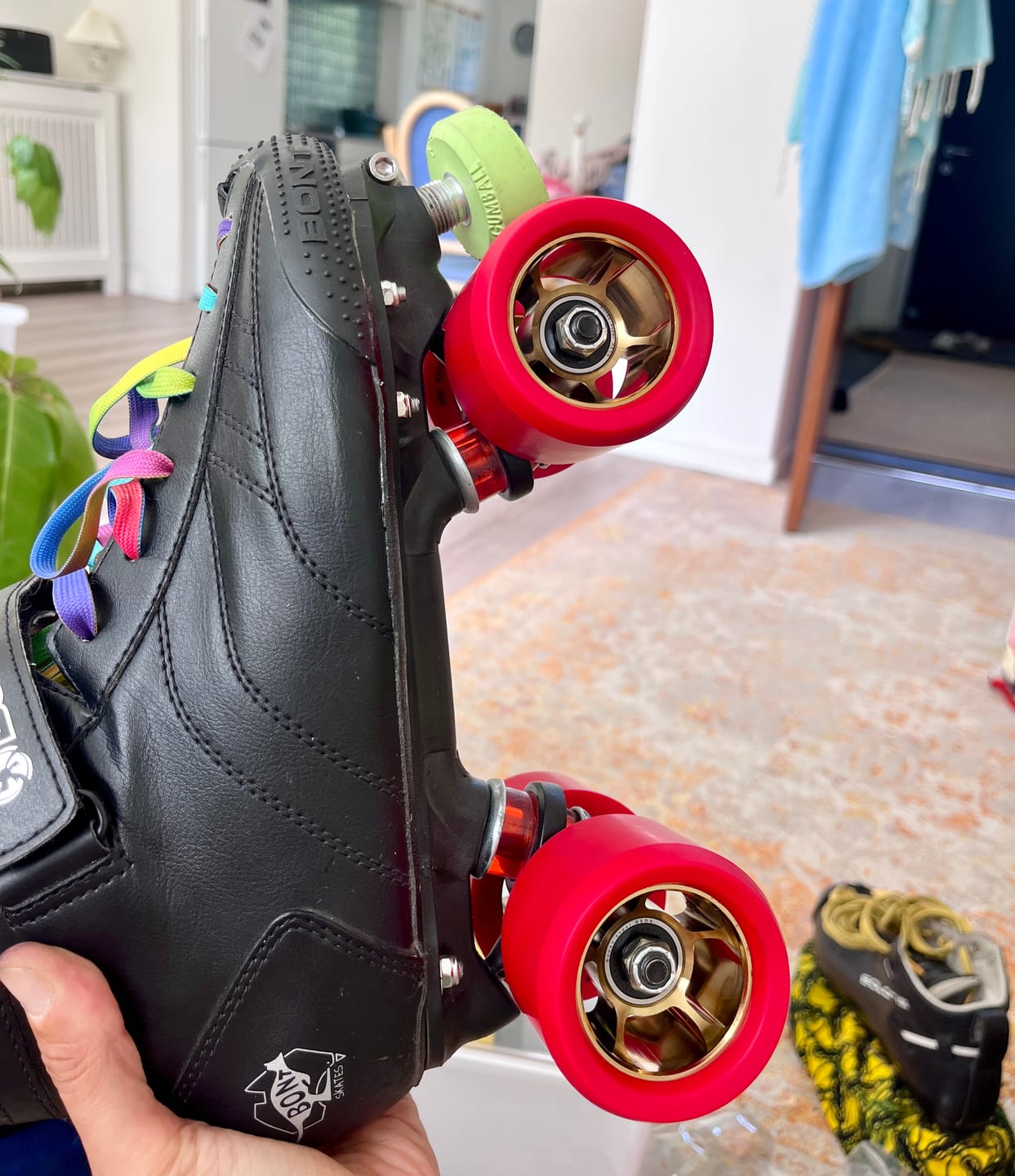 Customer photo review of Royal Assassin Outdoor Roller Skate Wheels