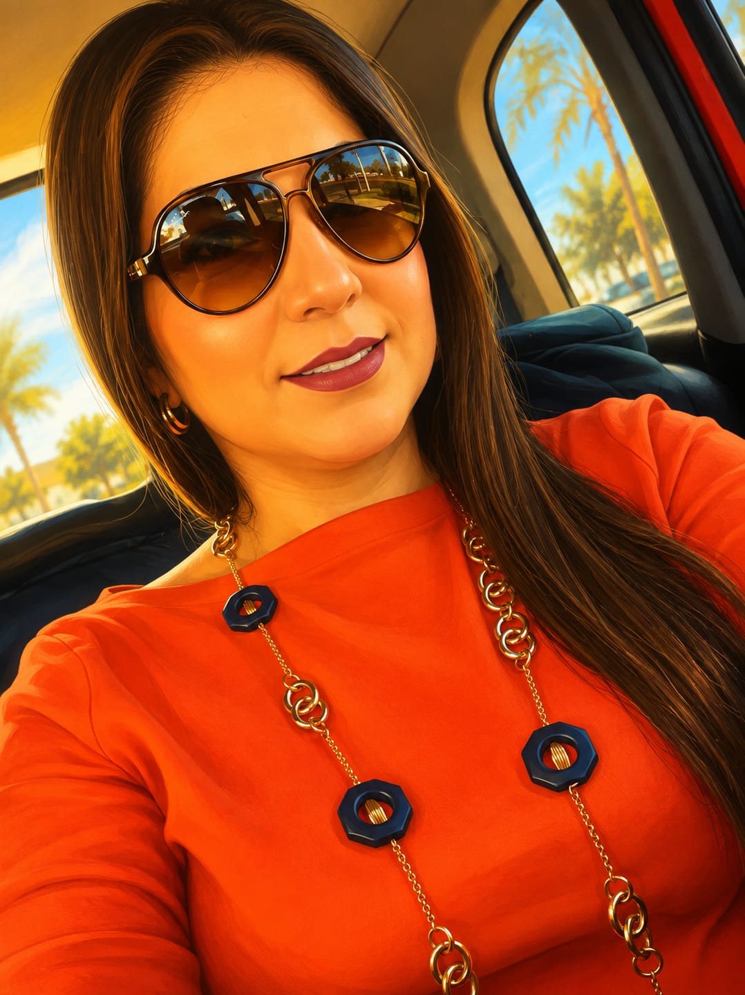 Customer photo review of Lentes De Sol Rb Cats 5000 Rb4125n Carey Café Degradado