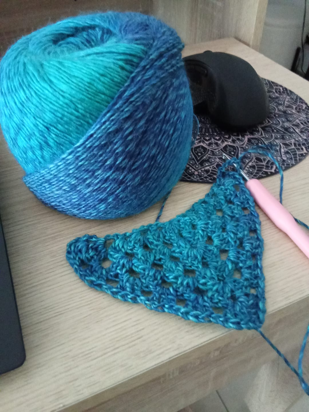 Customer photo review of YarnArt Mirage