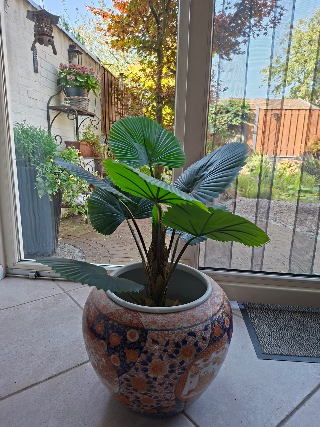 Customer photo review of Kunst Waaierpalm 75cm
