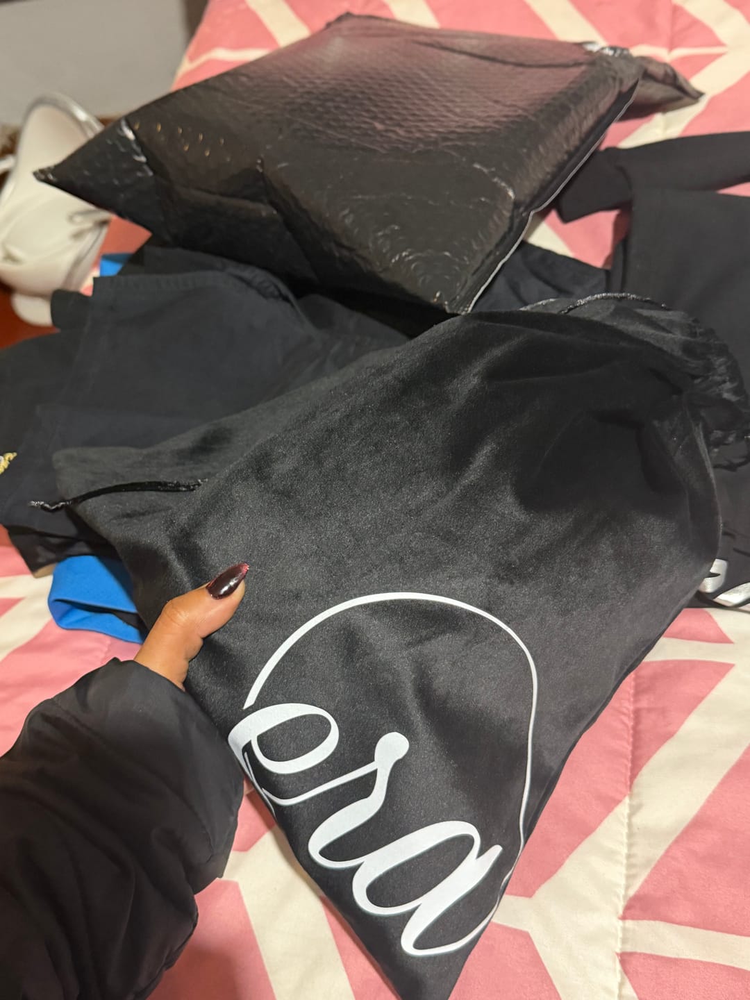 Customer photo review of The Monroe Bucket Bag