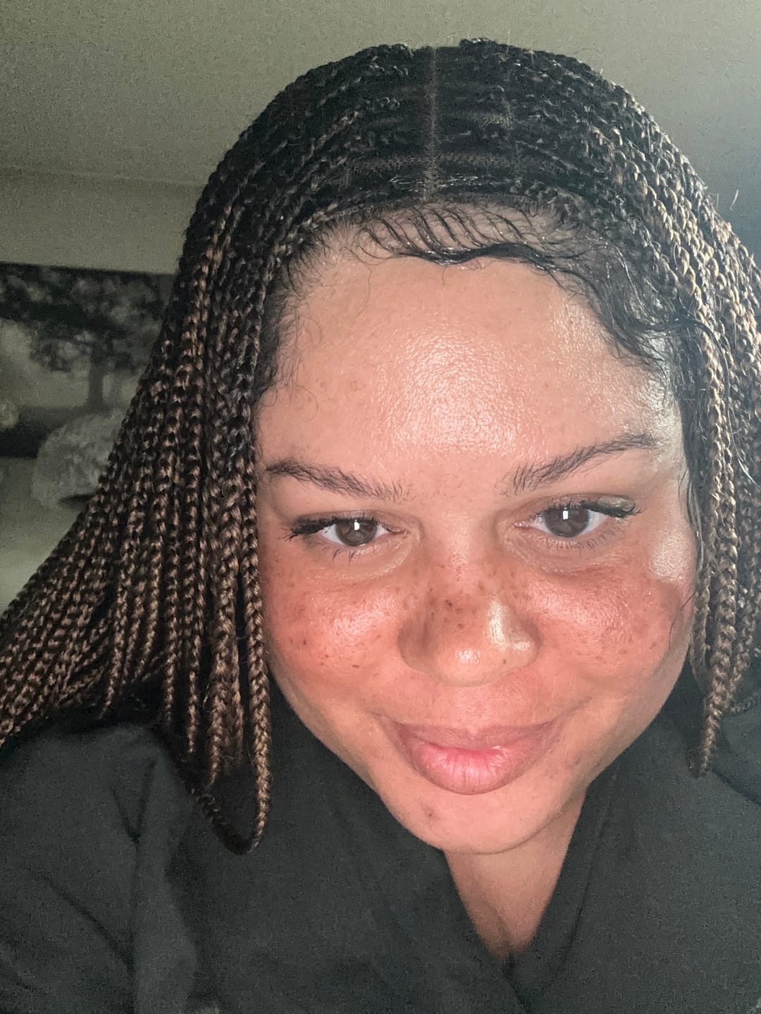 Customer photo review of Beyoncé Knotless Braid Wig (Ready To Ship) Full Lace, Glueless