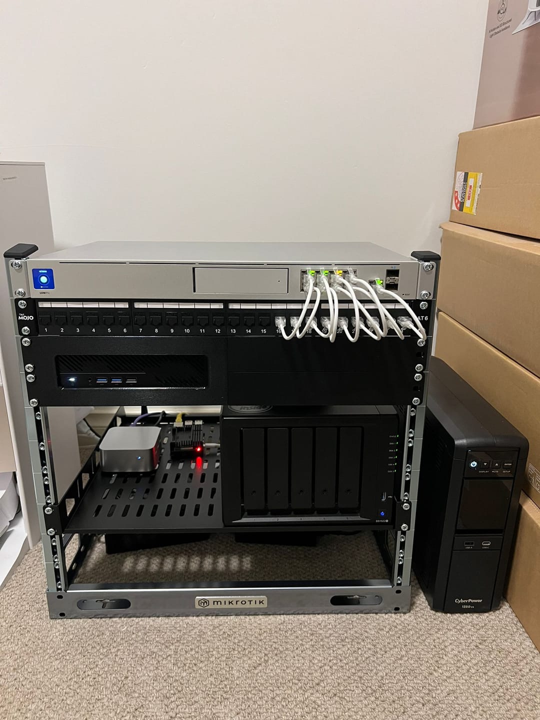 Customer photo review of Rack Mount for Minisforum MS-01/MS-A2 WorkStation (Modular)
