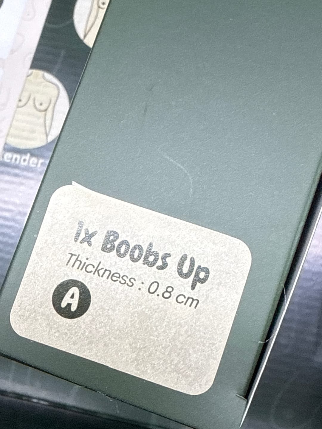 Customer photo review of 1X Boobs Up Nubra In Skin (0.8 cm)