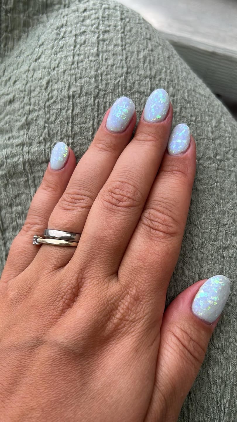 Customer photo review of Mermaid Dipping Powder