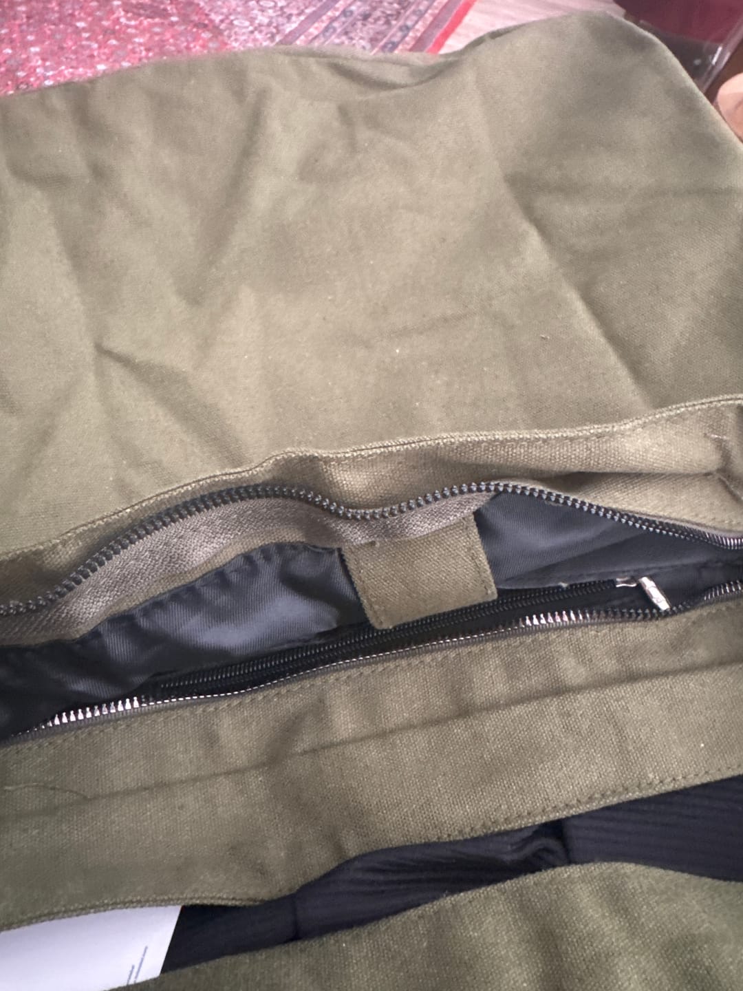 Customer photo review of Khaki Green TØTE Bag