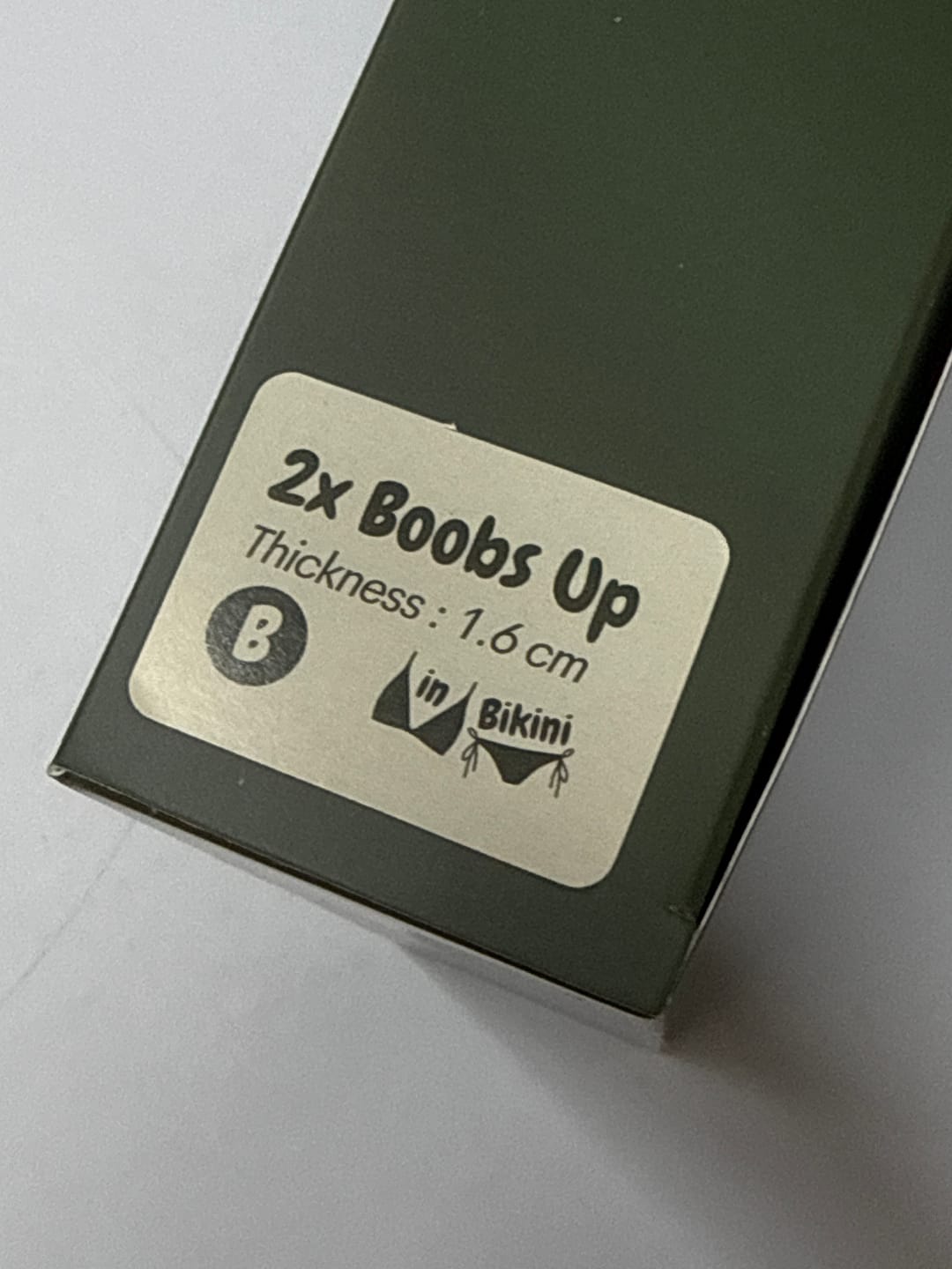 Customer photo review of 2X Boobs Up Nubra In Bikini (1.6 cm)