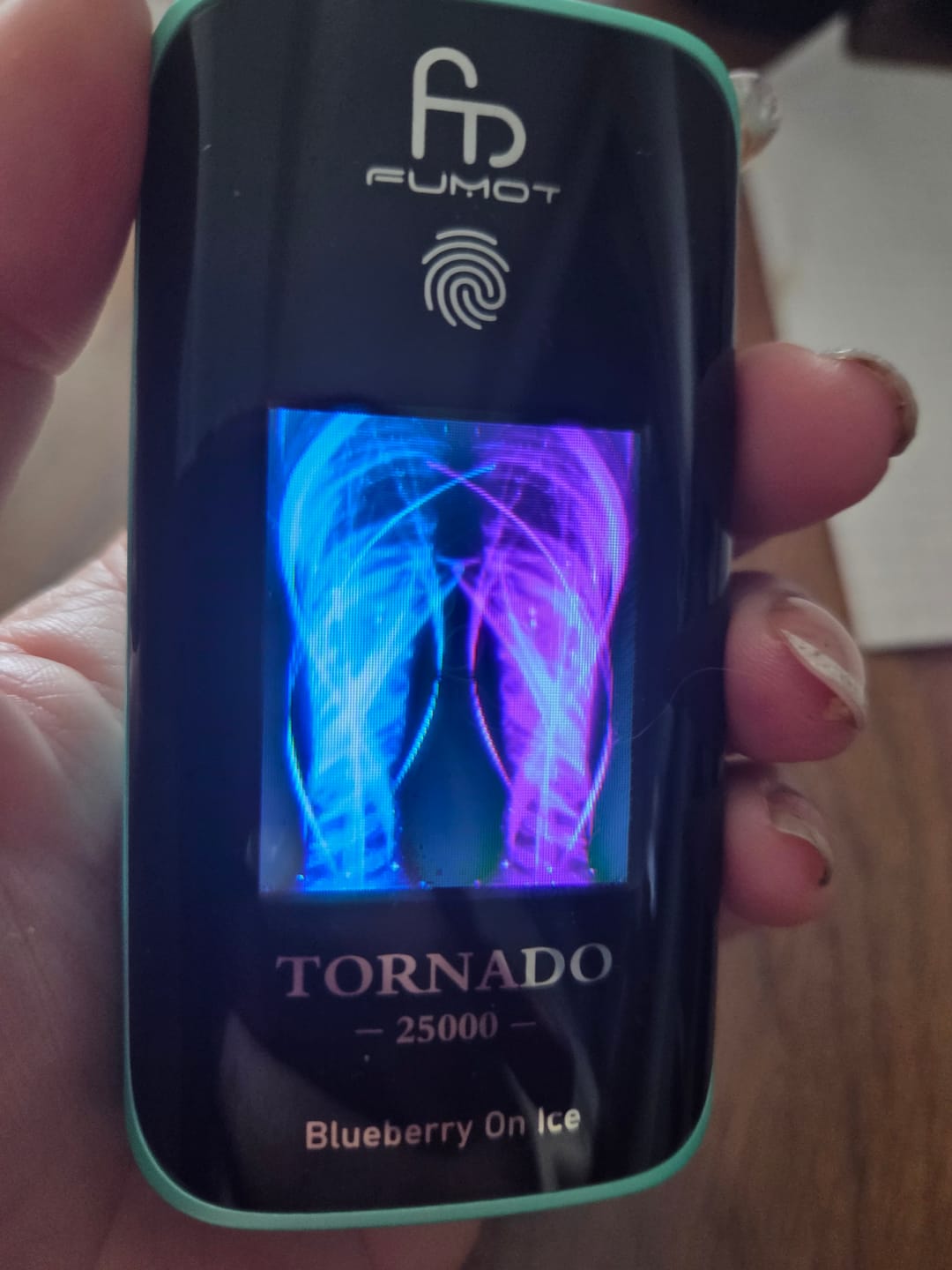 Customer photo review of Blueberry On Ice